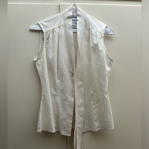 House of Haute Elena Blouse in Cream - Picture 6 of 7